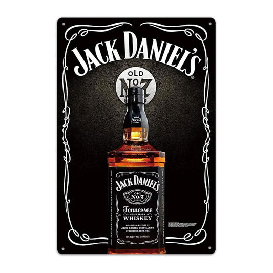 Plaque metal vintage Jack Daniel's