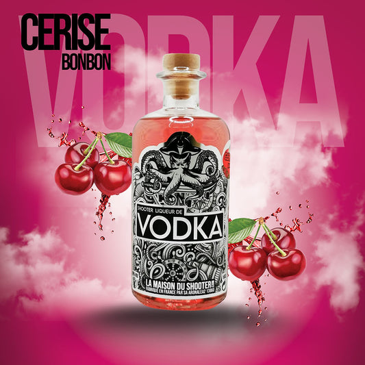 Bouteille vodka shooter Cerise 🇨🇵