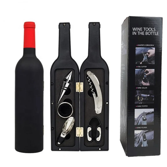 Coffret bouteille de vin 5 pièces